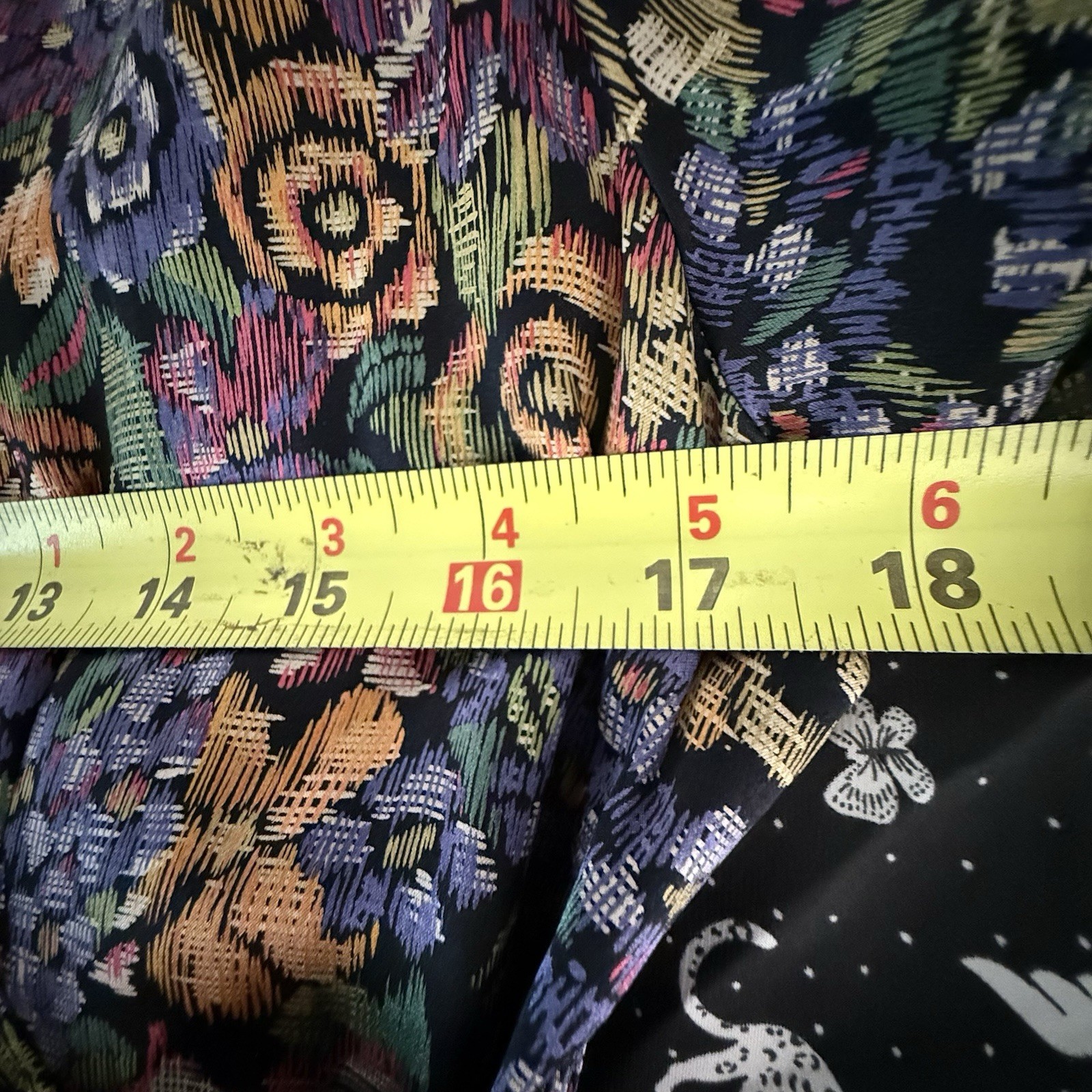 Vintage Adele Simpson Silk Floral Print Dress Size 10 See Measurements Career