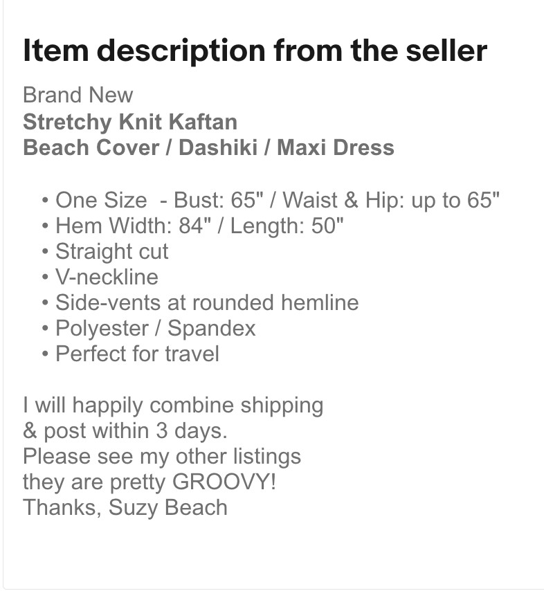 1X/2X/3X New Green White Palm Print Kaftan Knit Beach Cover Dress Nightgown