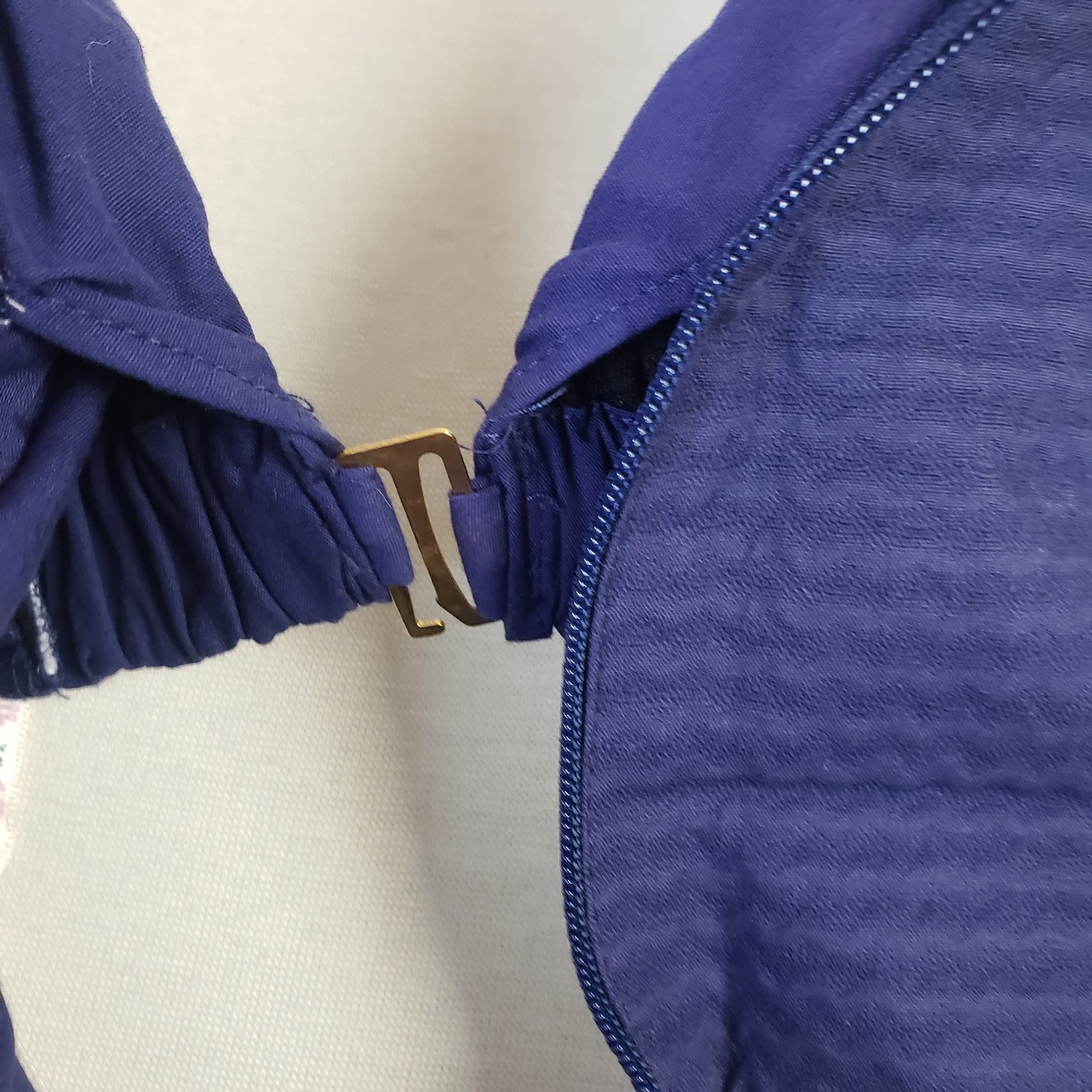 Lilly Pulitzer Vanna Navy Strapless Dress Size 6 Cotton Nautical Classic