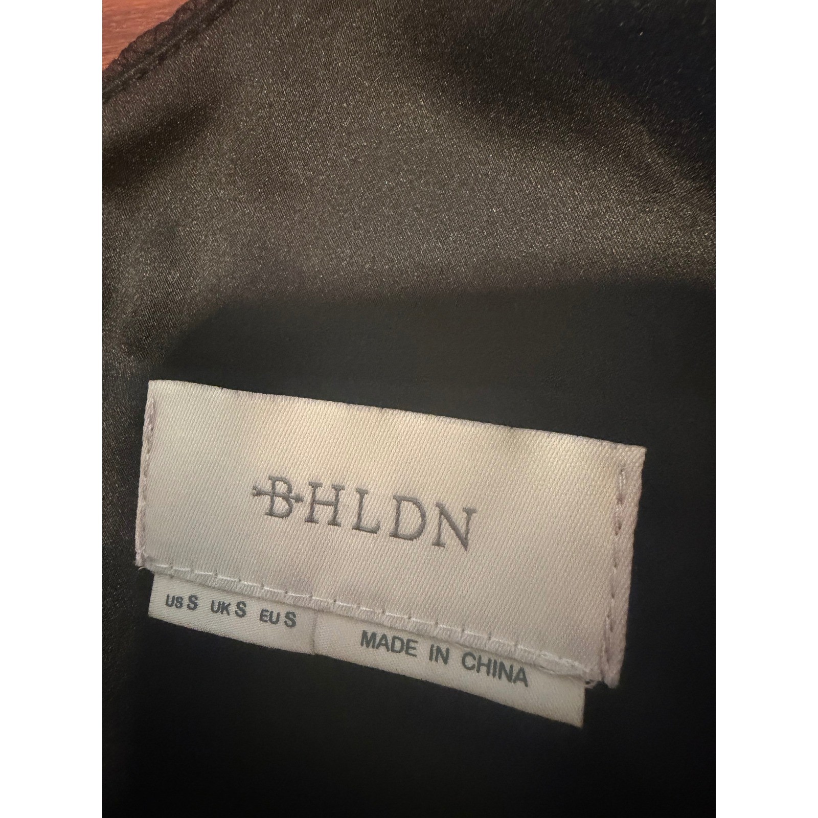 BHLDN Black V-Neck Pleated Bodice Maxi Dress Sleeveless Formal Gown Small NEW