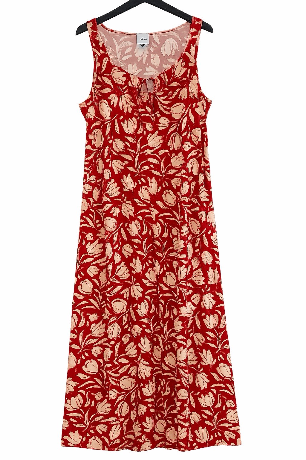 CAbi Women’s Dress # 6393 Red Floral Maxi Dress Size S