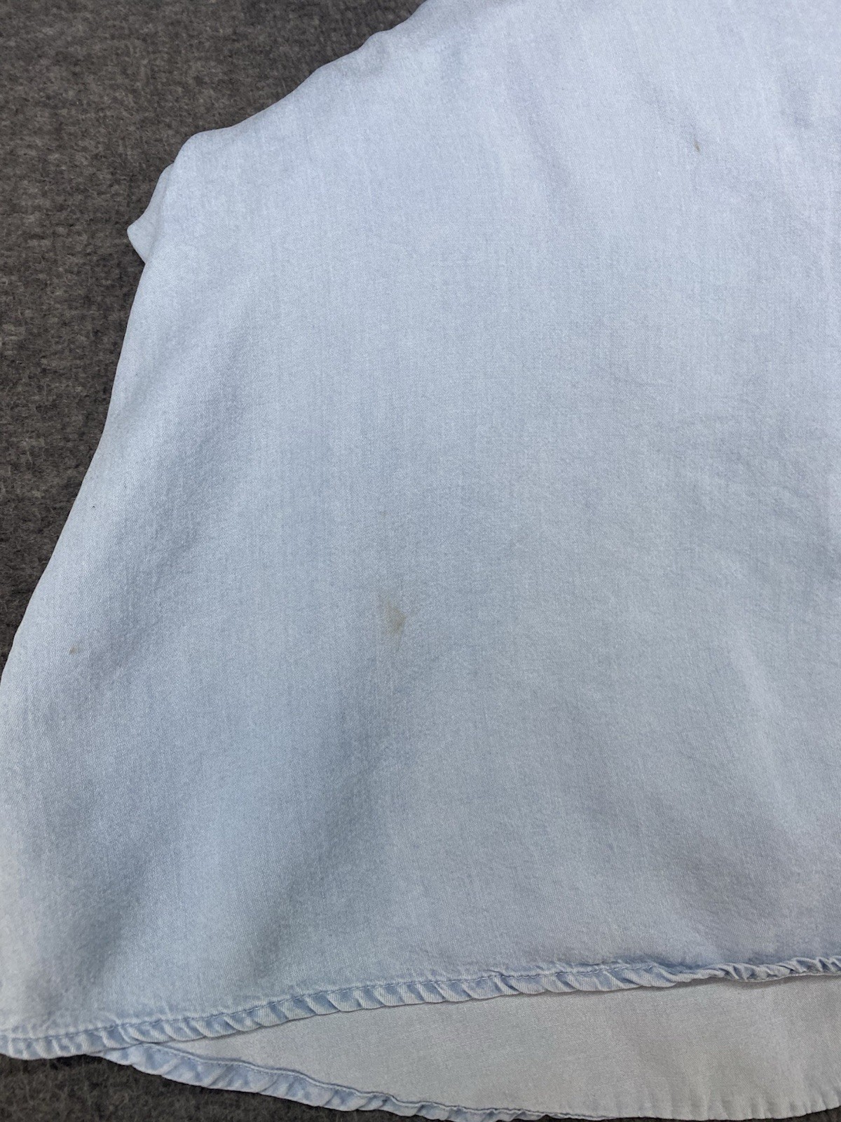 Time and Tru Sleeveless Button-Up Chambray Dress Size Small (4-6) SEE PICS