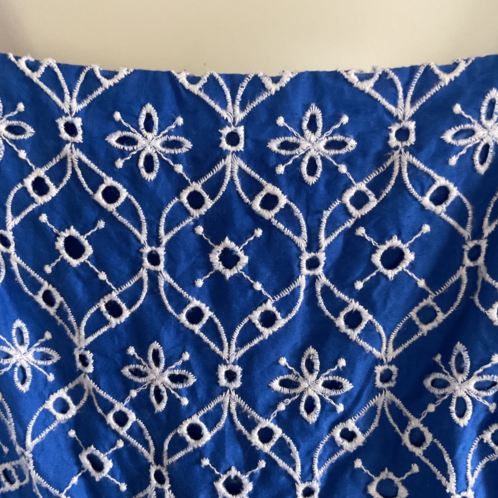 Lilly Pulitzer Morrie Ruffle Sleeve Eyelet Dress 14 Blue Grotto Flutter Eyelet