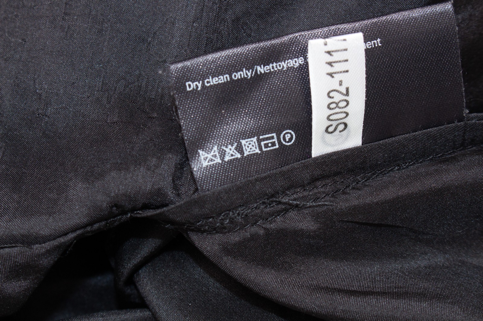 Filippa K Silk Dress Black Asymmetric Draped Sleeveless Fit&Flare Dress M