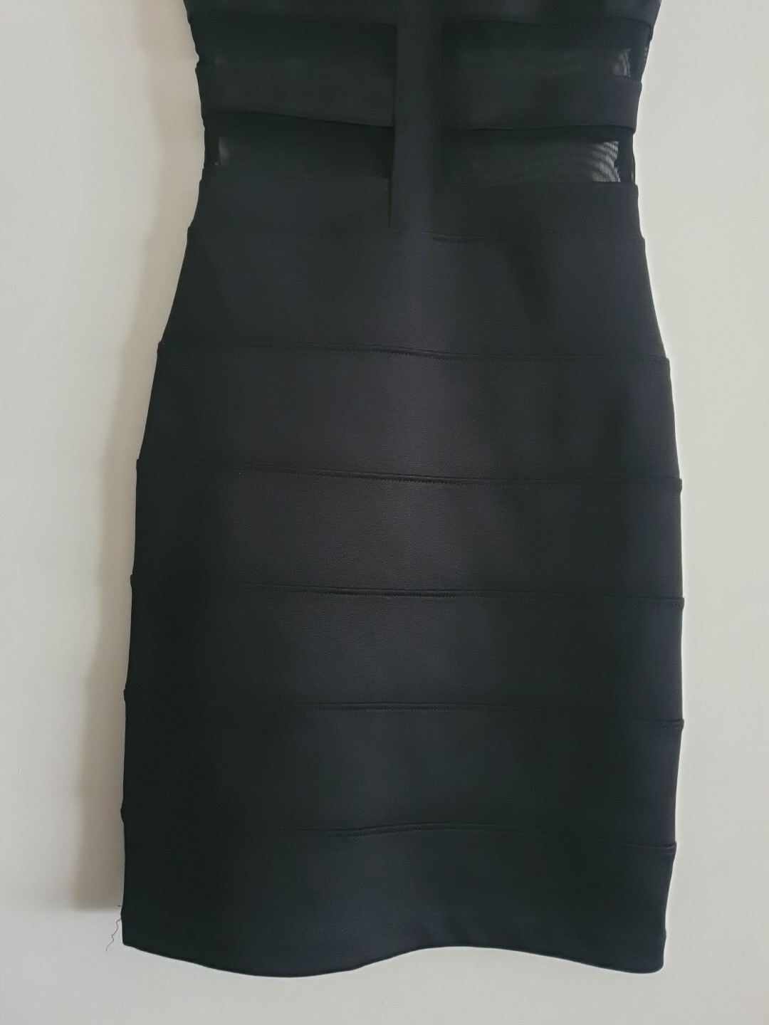 Miss Selfridge Black Bodycon Dress Size 6 £45
