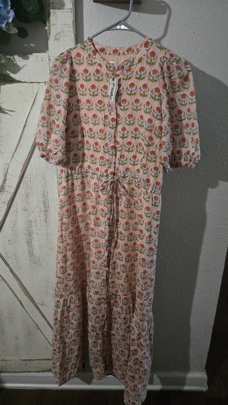 Emerson Fry India Collection Frances Tiered Maxi Dress Size Small