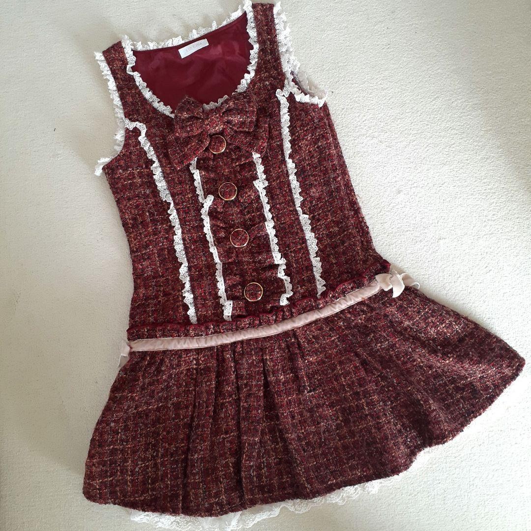 LIZ LISA Pre-Owned Jumper Skirt Gothic Lolita Princess SizeS Size