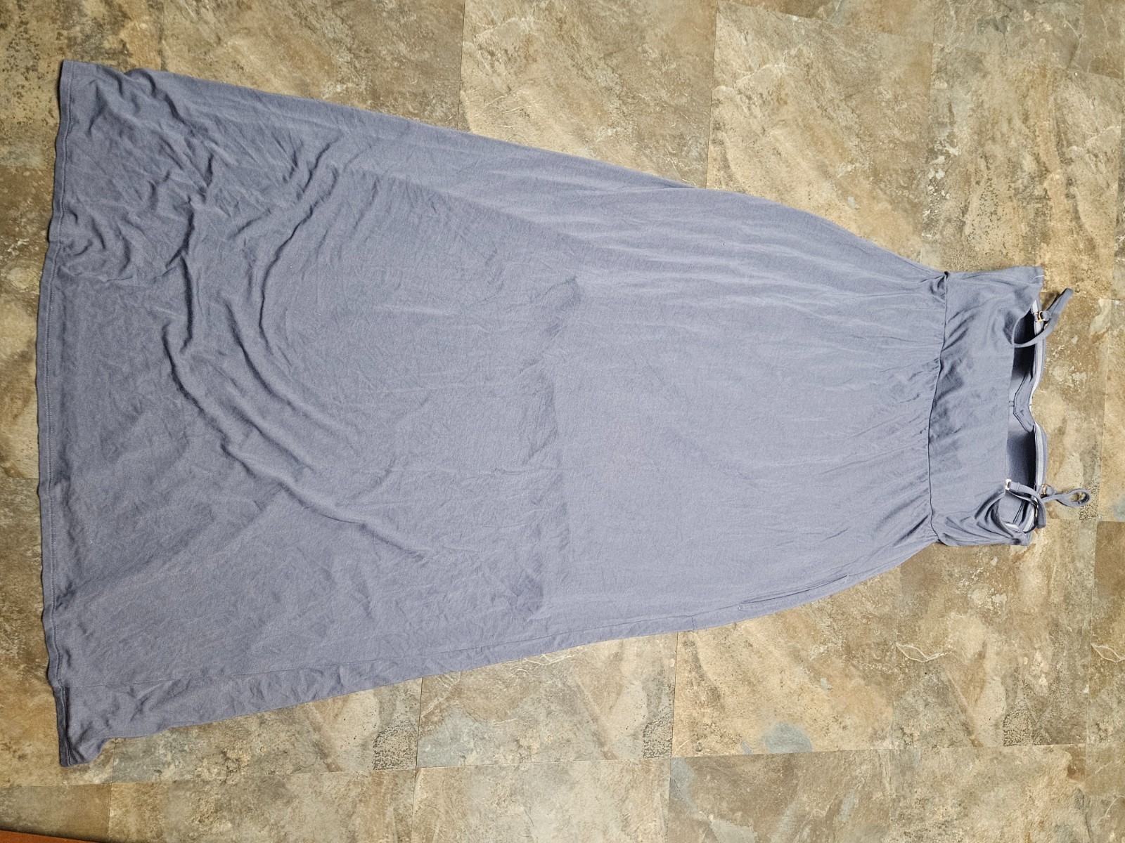 Soma WKND Dress GRAY Built In Bra Convertible Straps Spaghetti Size M