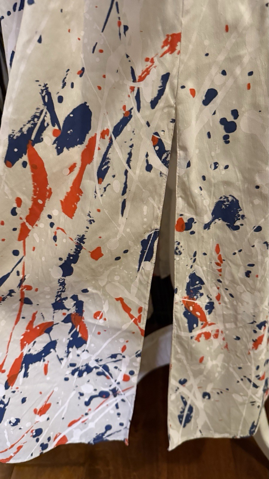 NWT $2790 RALPH LAUREN Collection Anakin Stretch Linen Paint Day Dress Sz 10