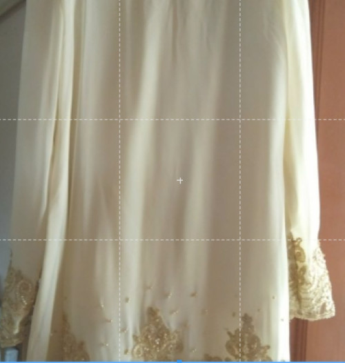 1set of Baju Kurung MODEN PRE LOVE Long sleeve Modest wear cotton size L