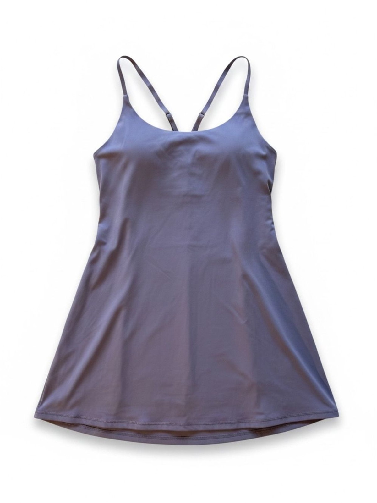 IUGA Mauve Athletic Dress with Built In Shorts Pockets Tennis Golf