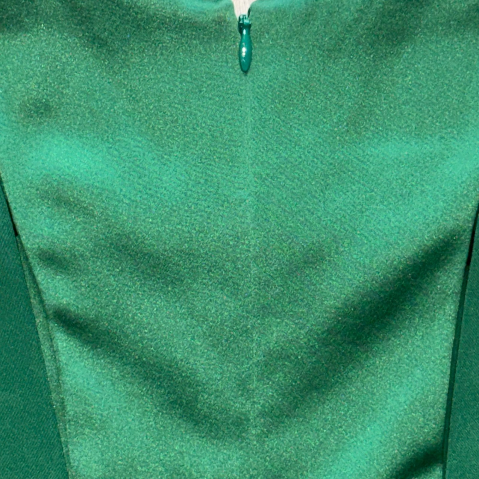 Catherine Malandrino Sheath Dress Womens Size 2 Green Silk Short Sleeve Ruched
