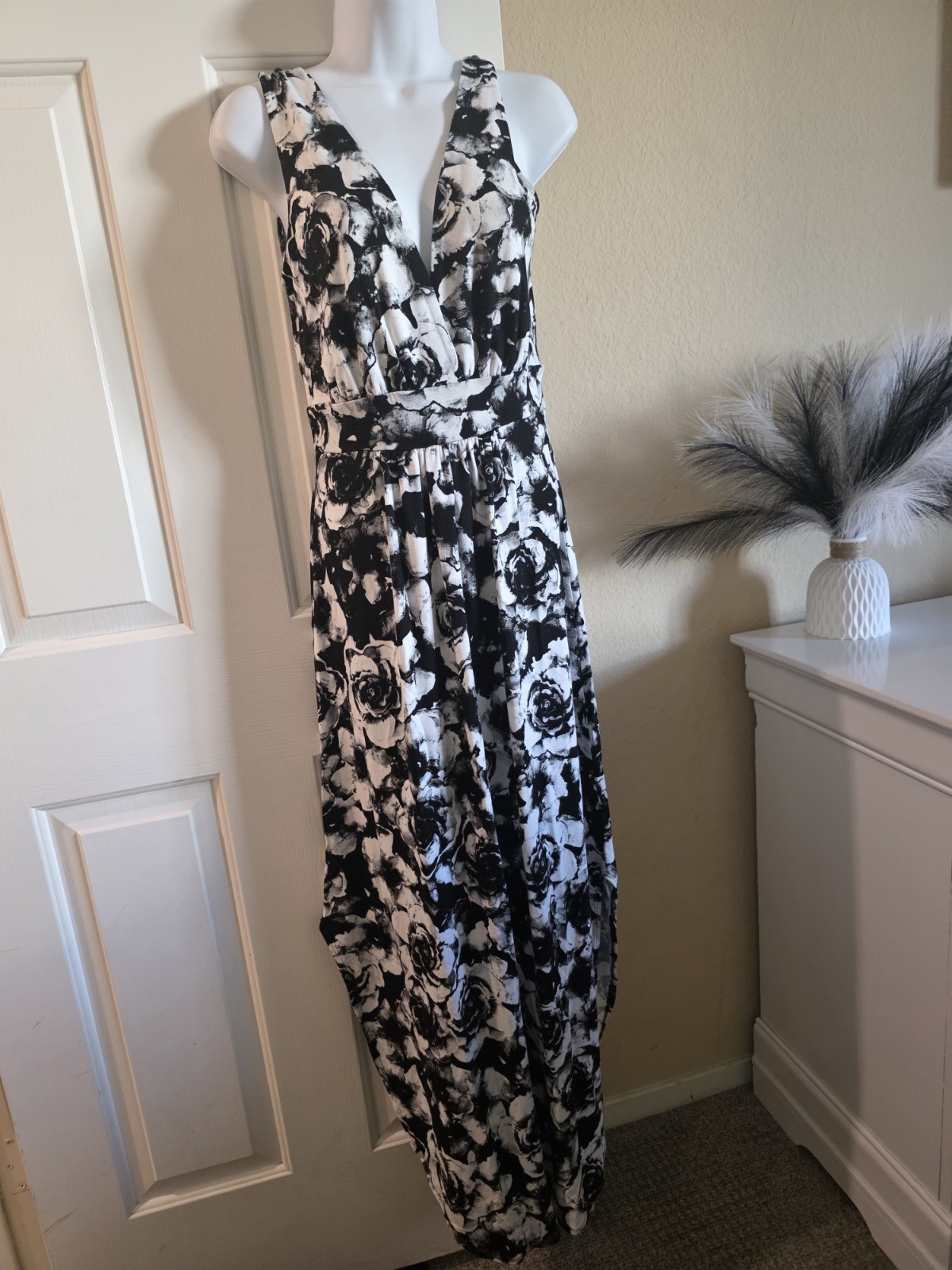 Nordstrom Women’s Long A-Line Dress Multicolor Size S Regular MPN FD 3355-SEMI