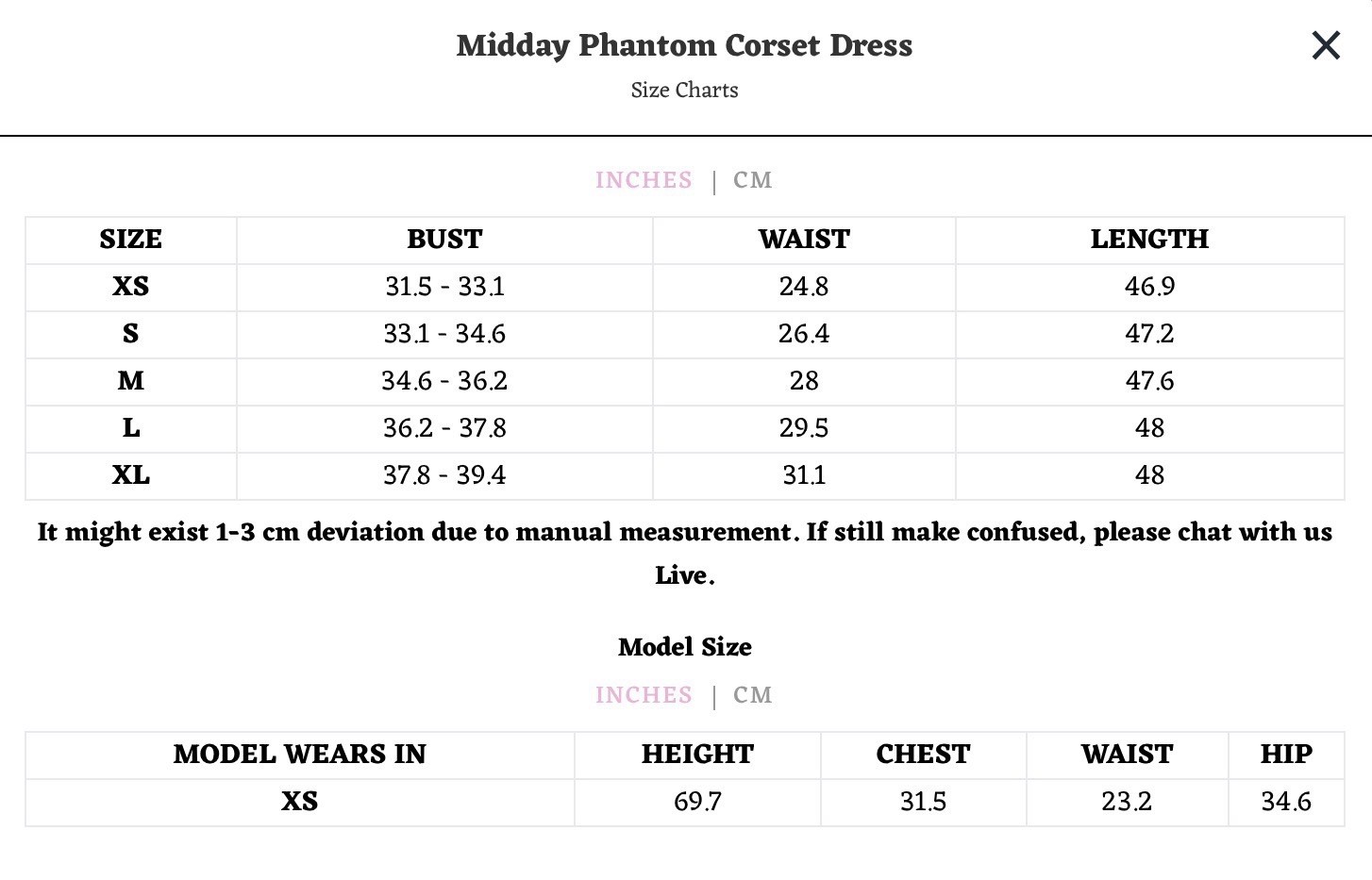NEW LaceMade Size S Midday Phantom Corset Dress