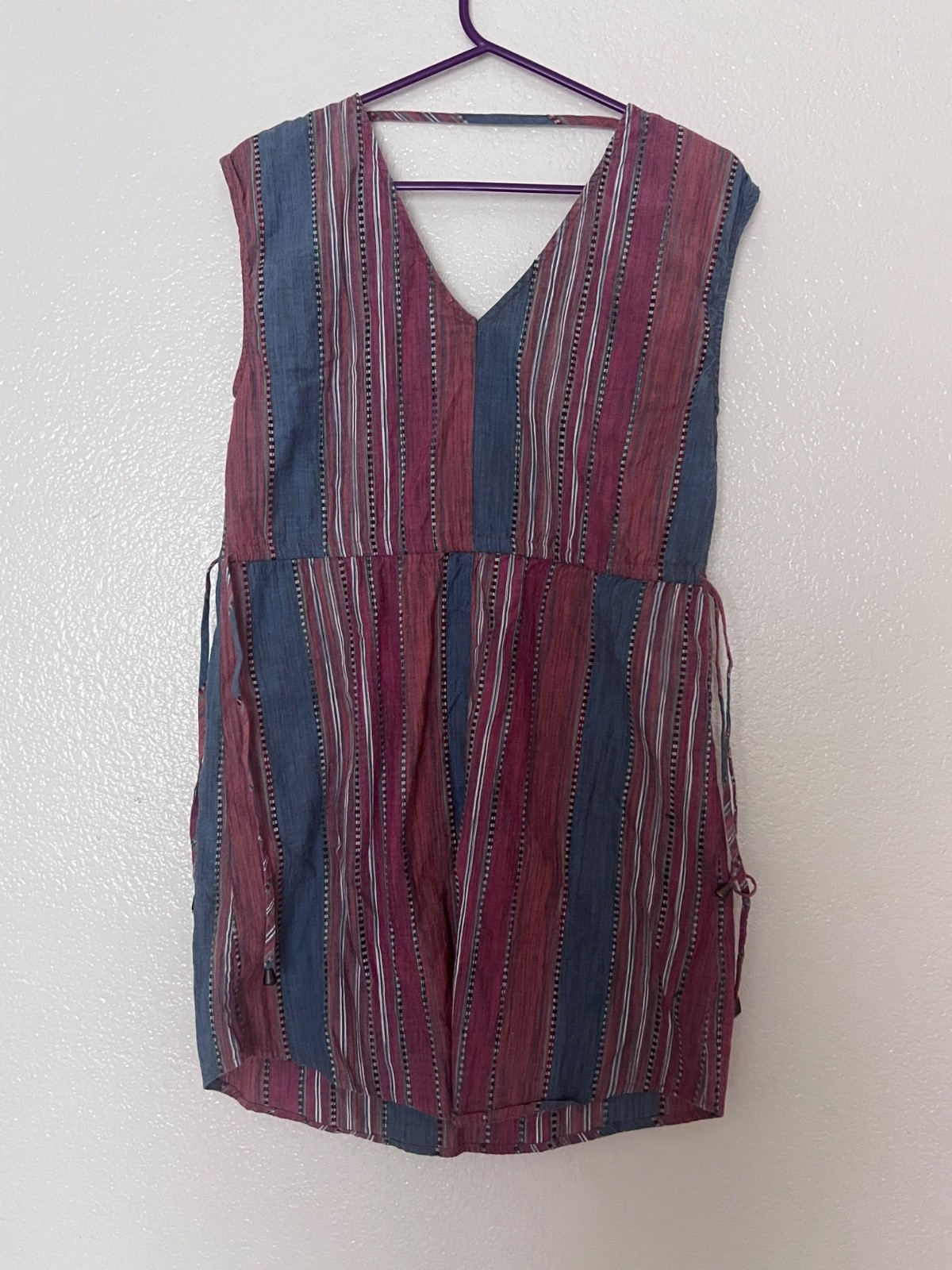 Universal Thread S Multi Color Striped Sleeveless Shift Dress Women’s XS