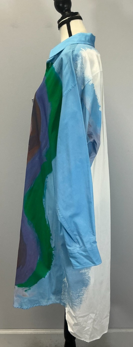 Marni Painted Design Women’s Size 44 IT Shirt Dress NWT