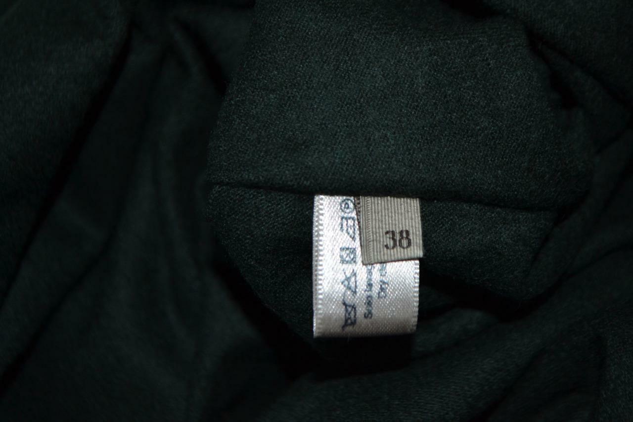 Bottega Veneta Dark Green 100% Wool Tunic/Dress Size 38/US 2
