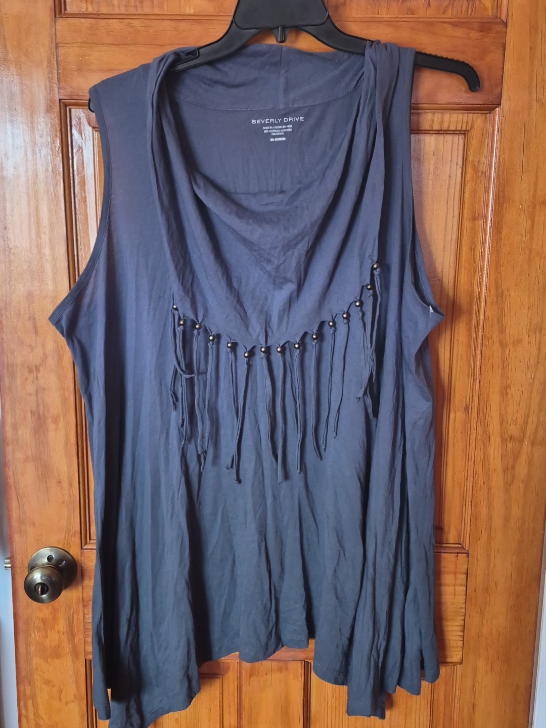 Beverly Drive Mini Summer Dress Tunic Size 20W-22W Sleeveless COTTON NWOT