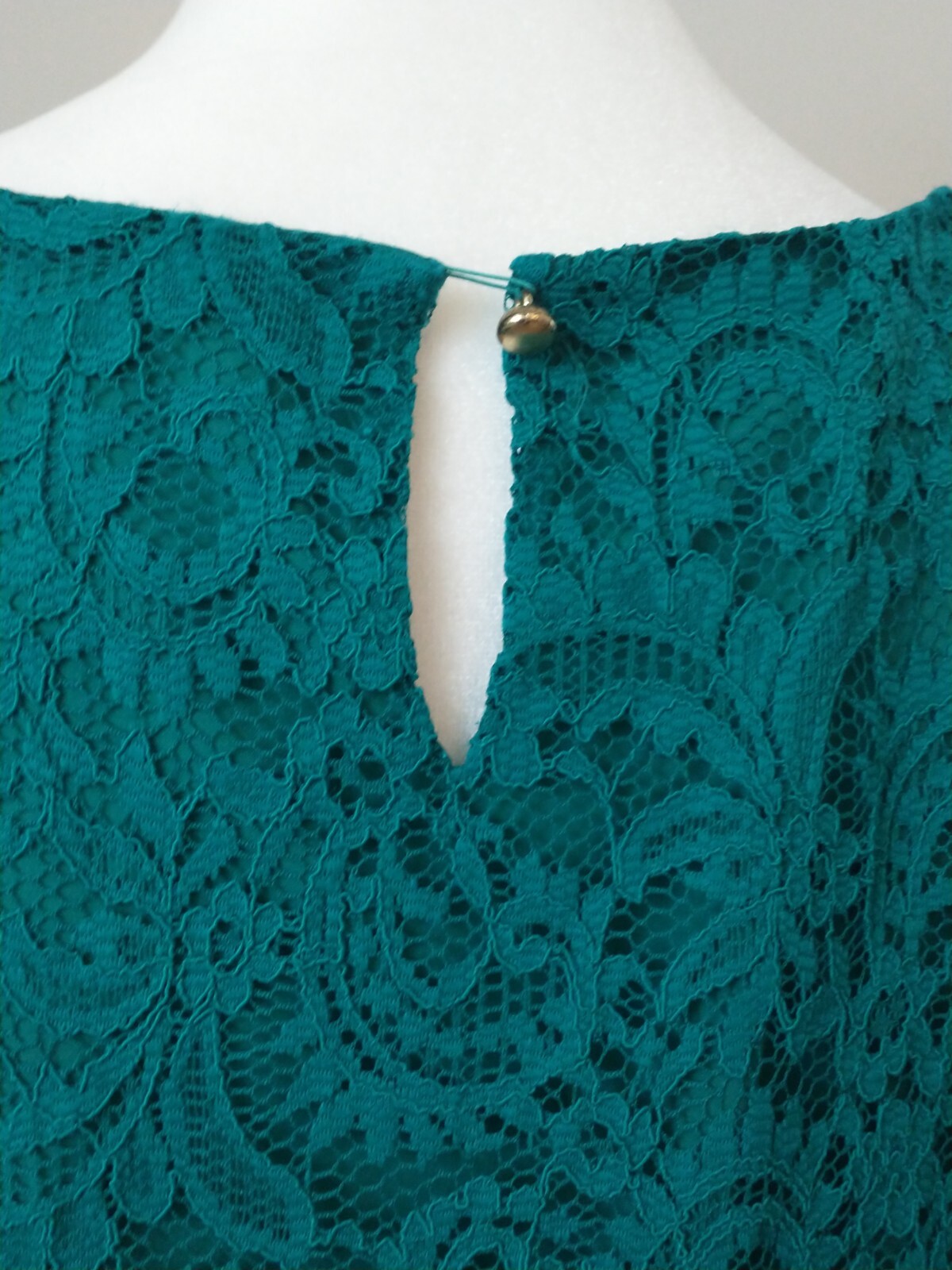 Cece By Cynthia Steffe Emerald Green Lace A-line Dress Women’s 6