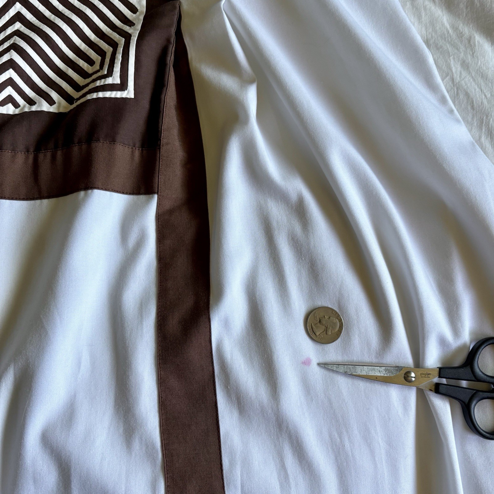 Unique Patchwork Boho Prairie Folk Western Dress Neutral Earthy Peasant Large