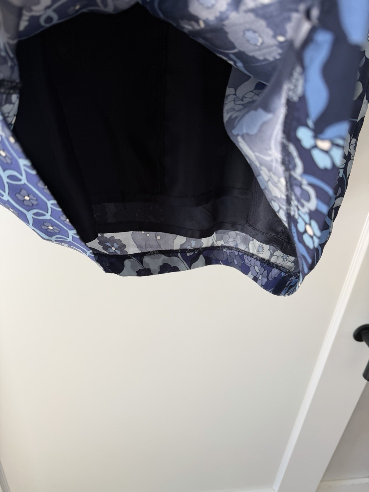 🇵🇹 Vilagallo Blue Floral Dress – Women’s Size 42 Euro / 12 US – Portugal