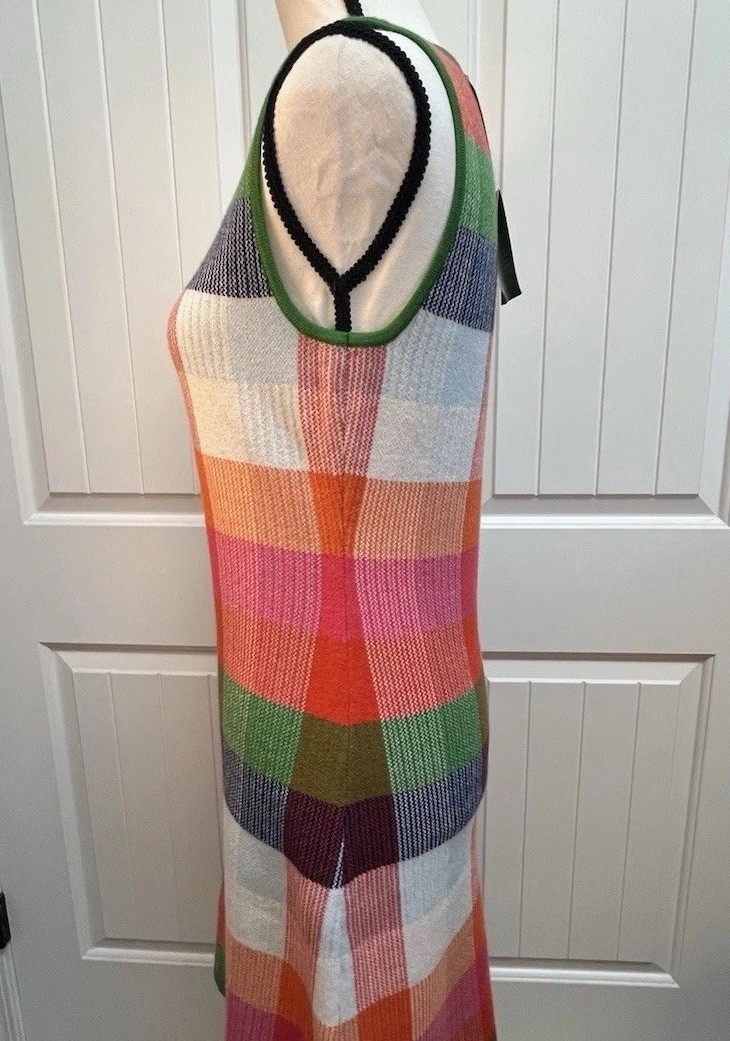 Plaid Mini Sweater Dress Red/Pink/Green/Blue M – kate spade new york x Target