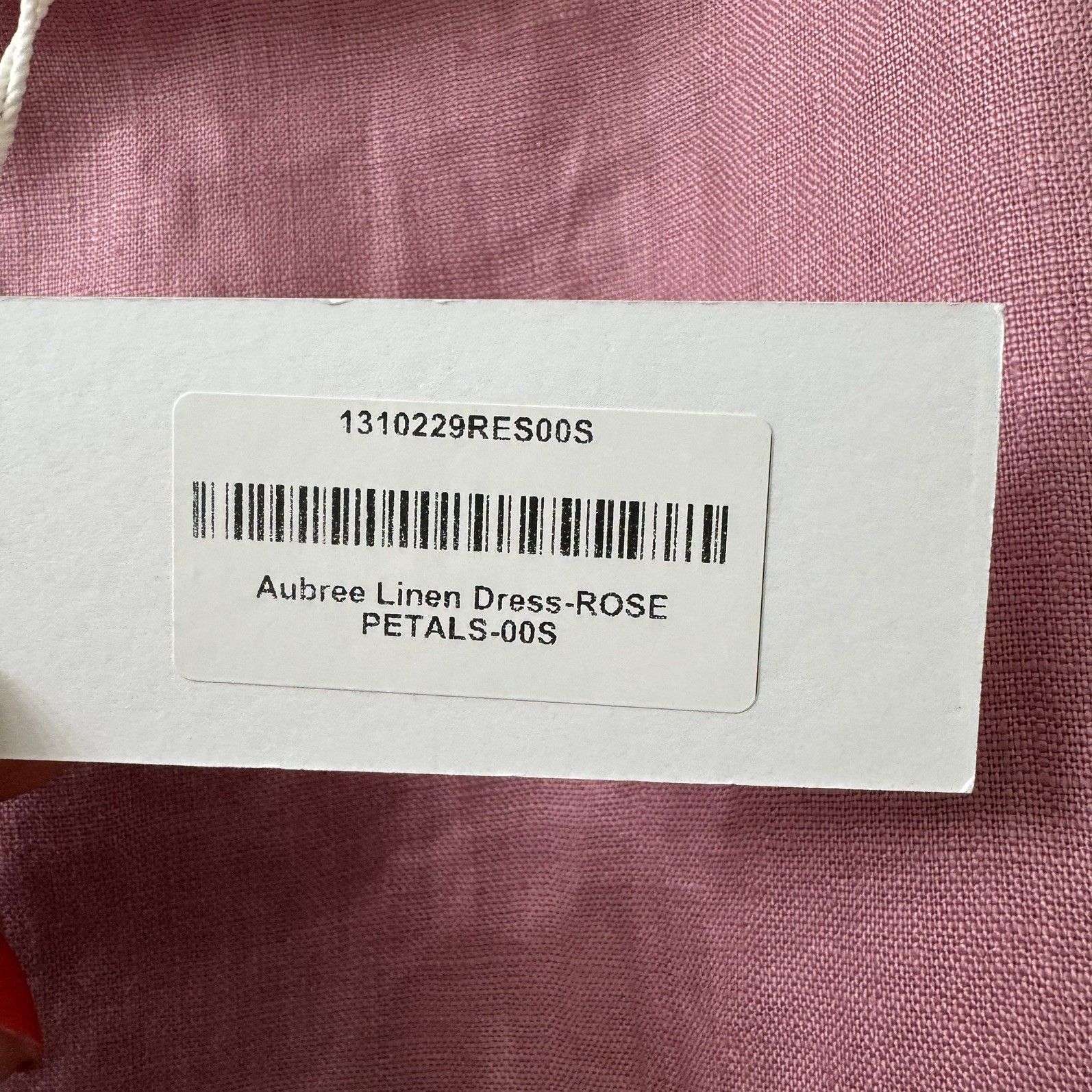 NWT Reformation Aubree 100% Linen Dress ROSE PETALS Pink Mini Dress Size Small