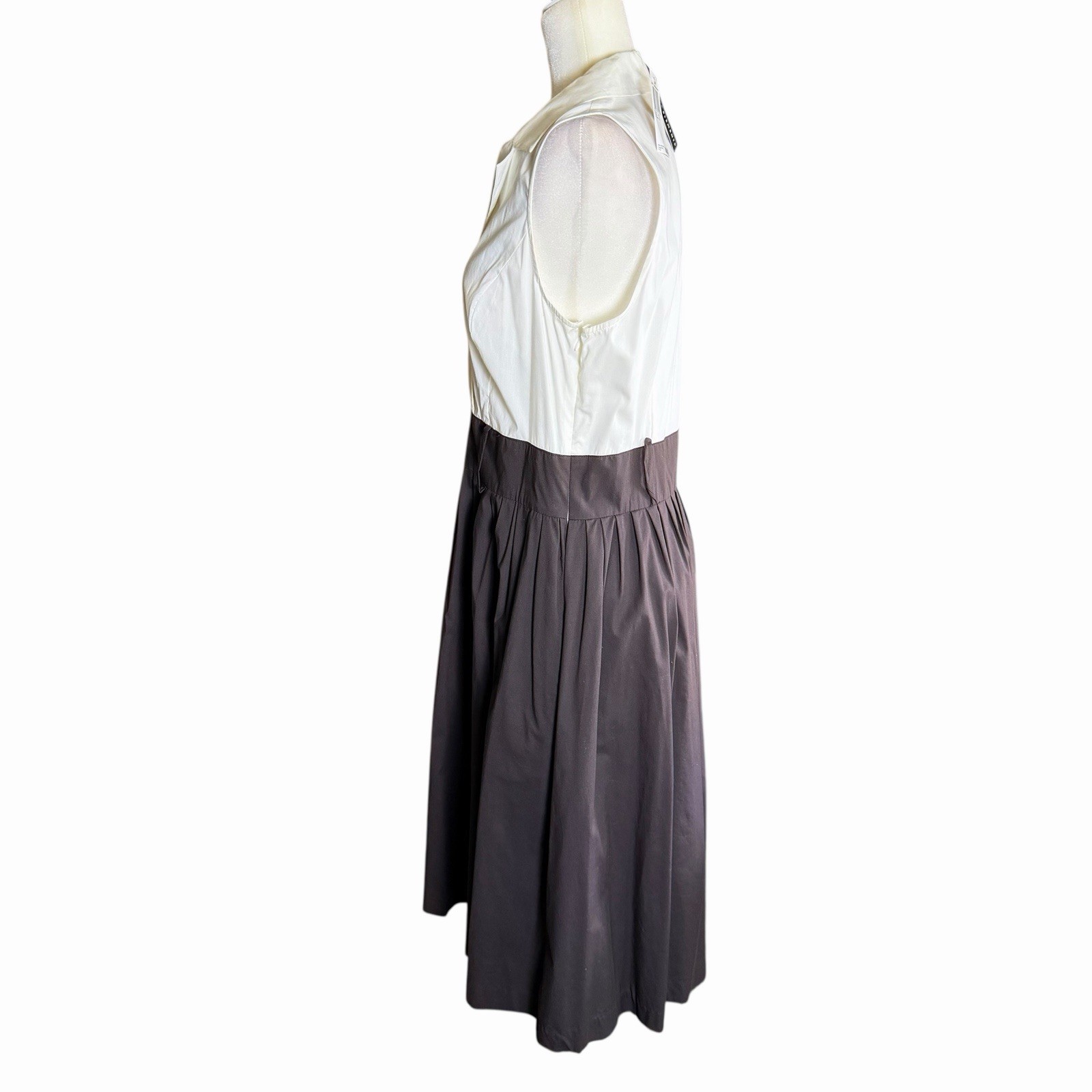 Grace Elements A-line Dress Black White 12 Classic Officesiren Career City NWT