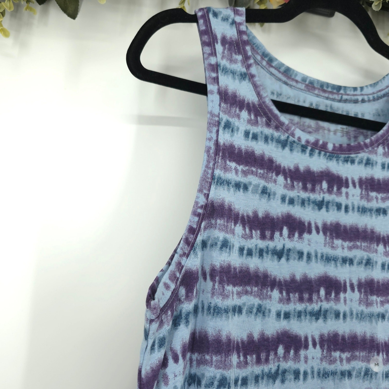 Eddie Bauer Coast and Climb Sleeveless Tie Dye Maxi Dress Size Medium NWT