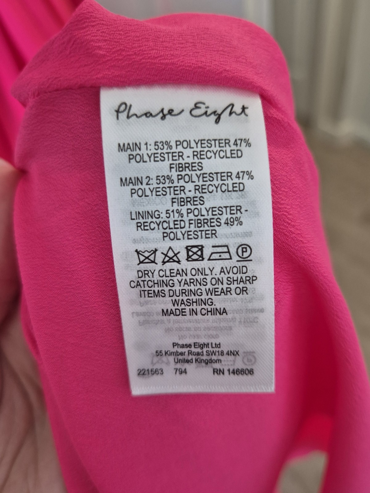 Phase Eight Pink/Red Ombre Piper Dress, Occasion Pleated Maxi, Size 2XL NWTS