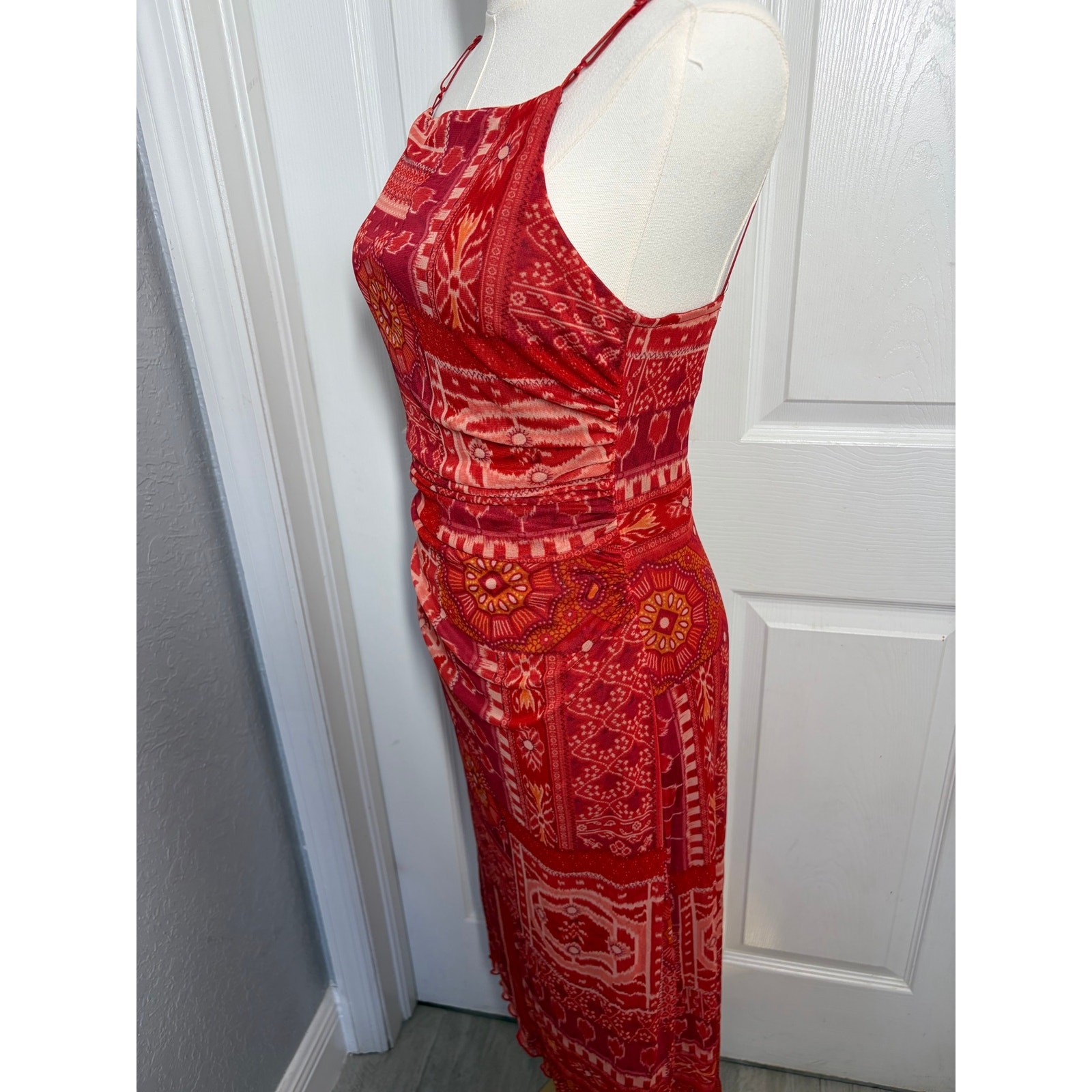 City Triangles VTG y2k Patchwork Paisley Grunge Wimsy Fairy Boho Sz M