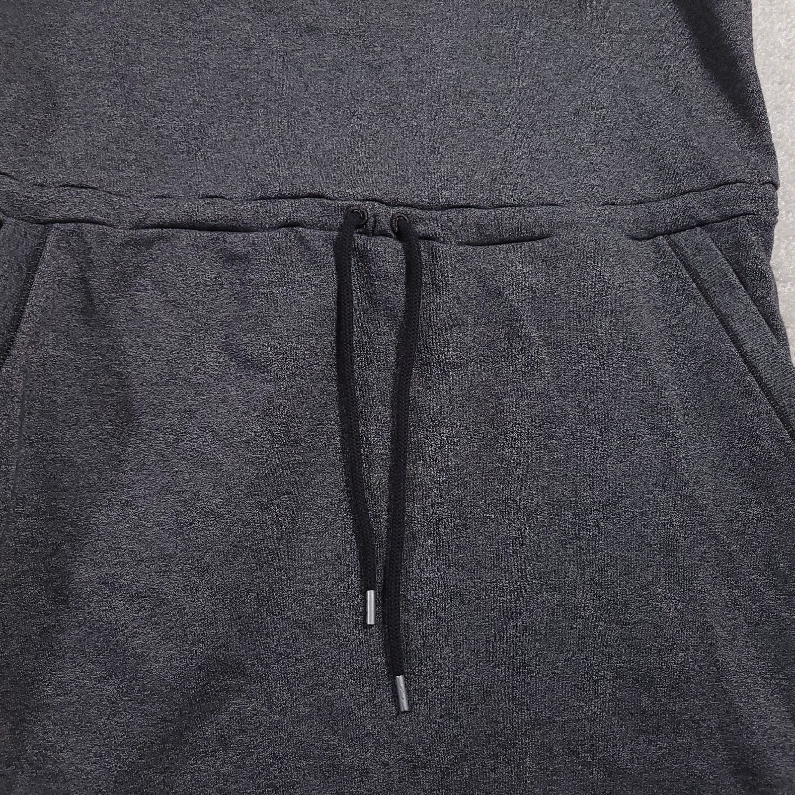 Under Armour Threadborne Shoreline Terry Dress Women’s Large Gray Pockets Cinch