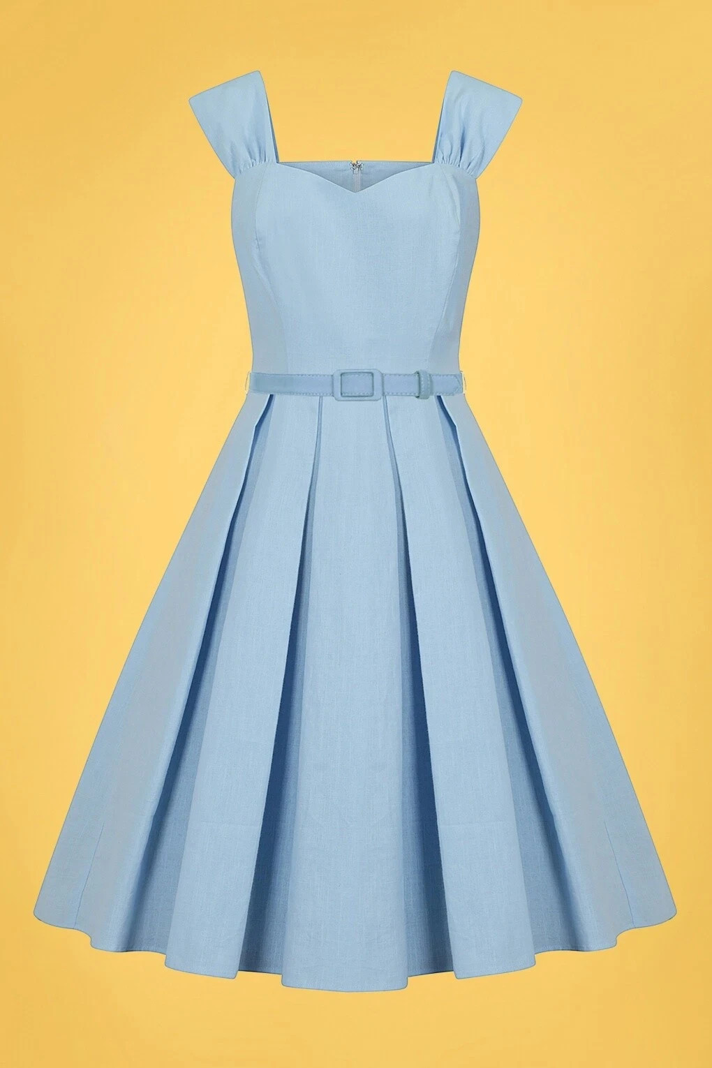 ModCloth Unique Vintage Collectif Jill Blue Swing Dress UK 16 US 12 XL Plus