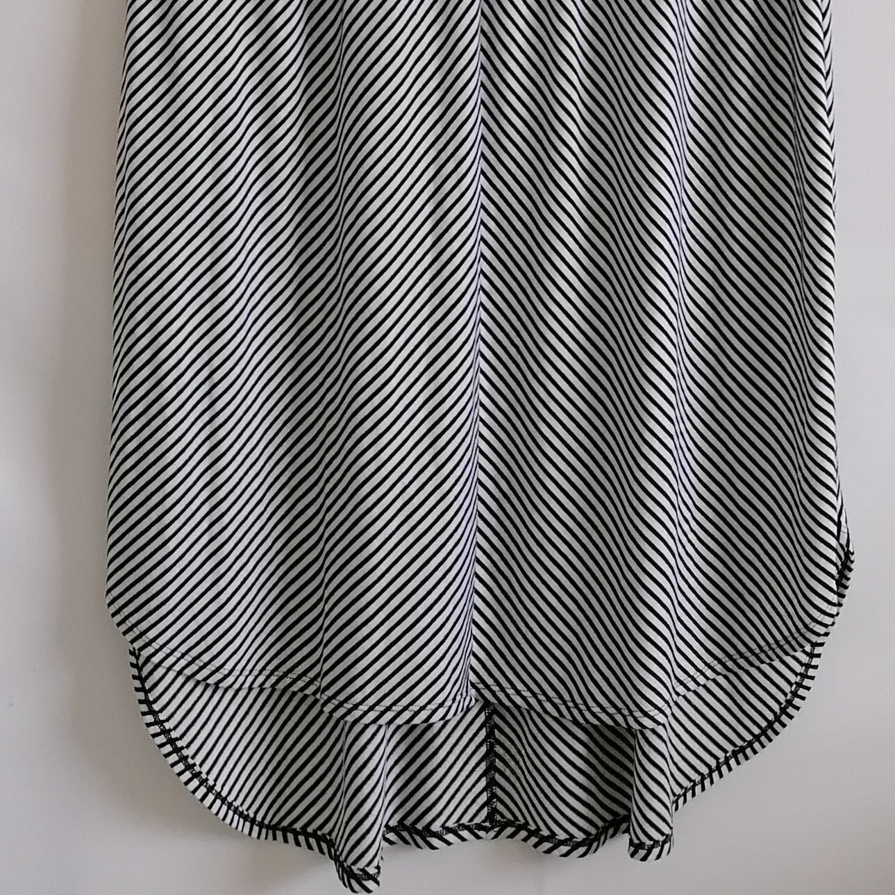 NWT Love, Fire Womens Black Cold Shoulder Sleeve Striped Hi Low Dress Size 1X