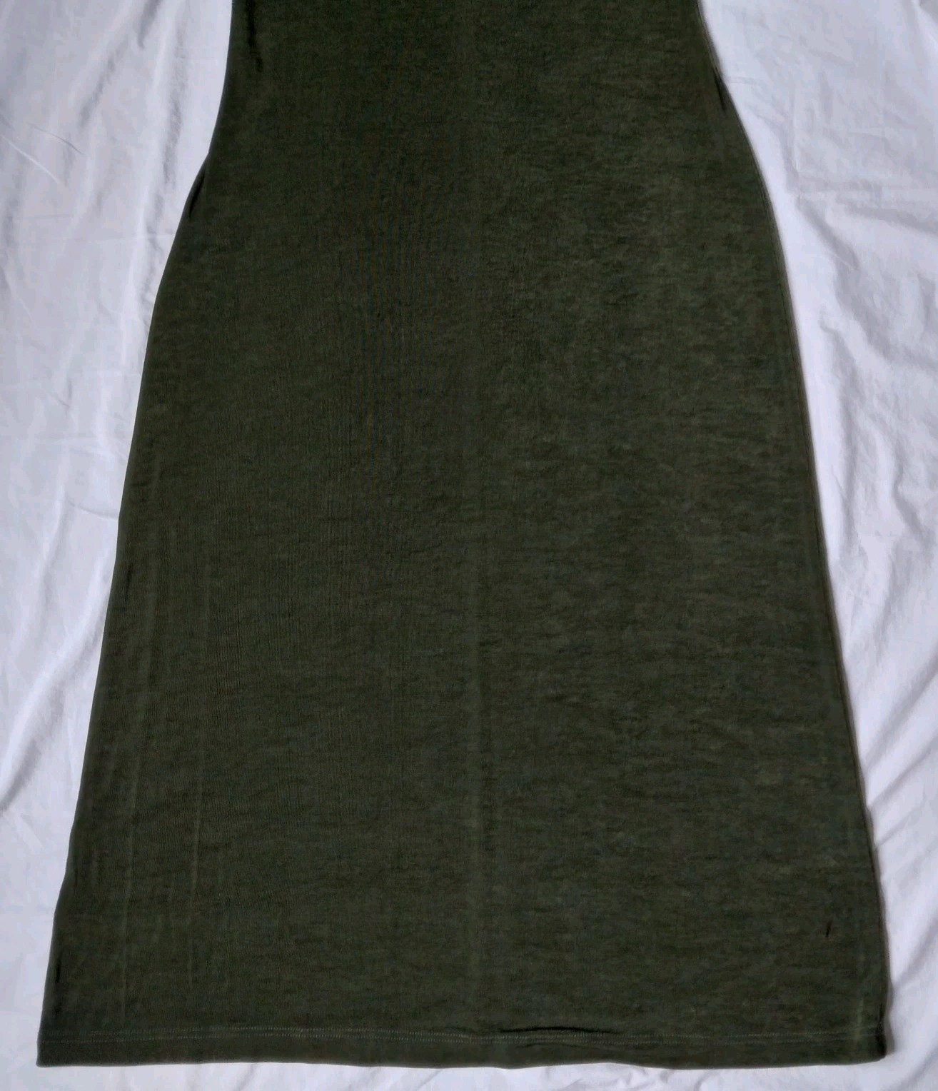 Vintage Coldwater Creek Acetate Blend Stretch Maxi Dress Green Womens Medium