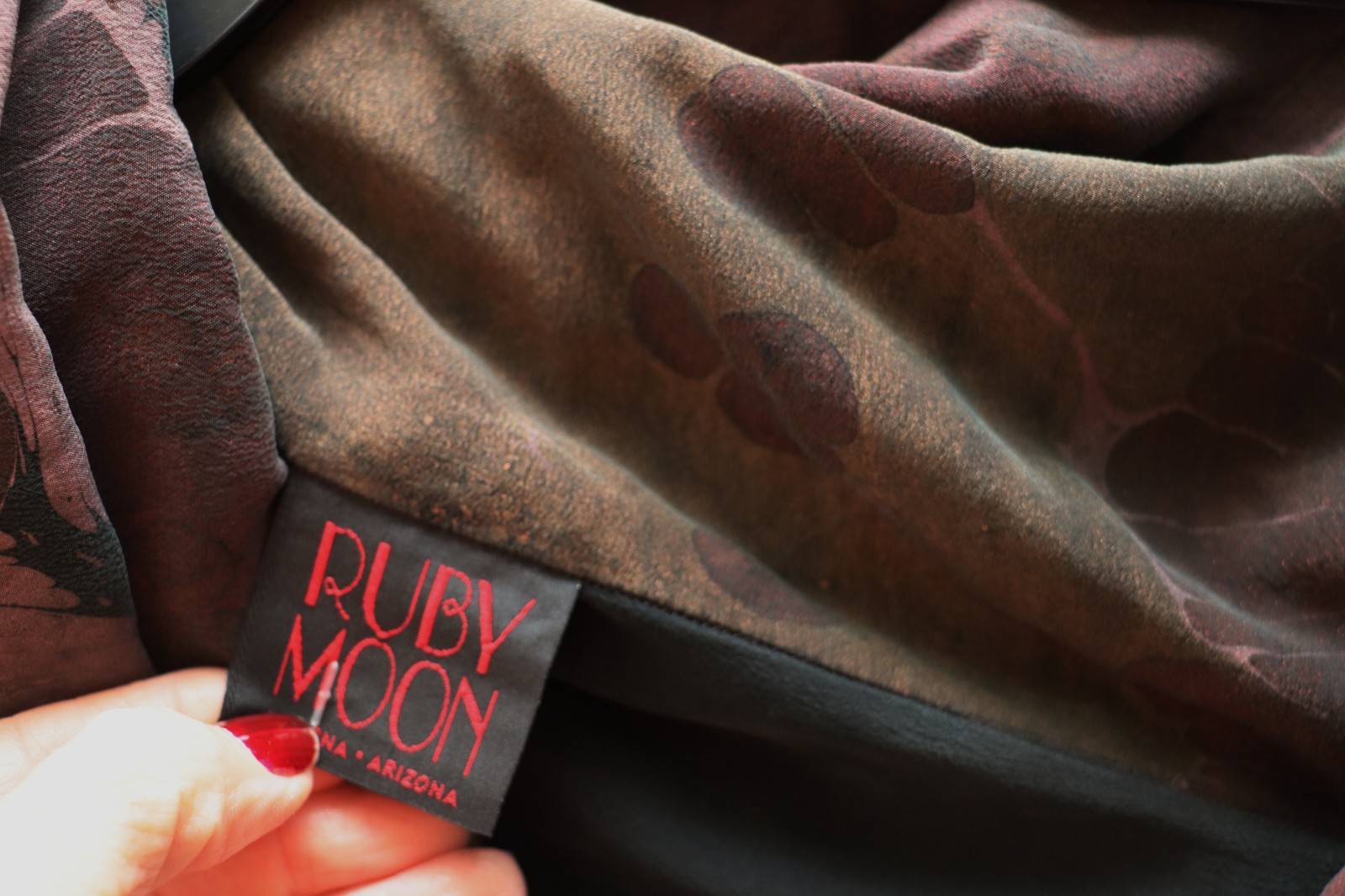 RUBY MOON 100% Silk Duster Long Dress Kimono Style Overlay Multi-Color Plus Size