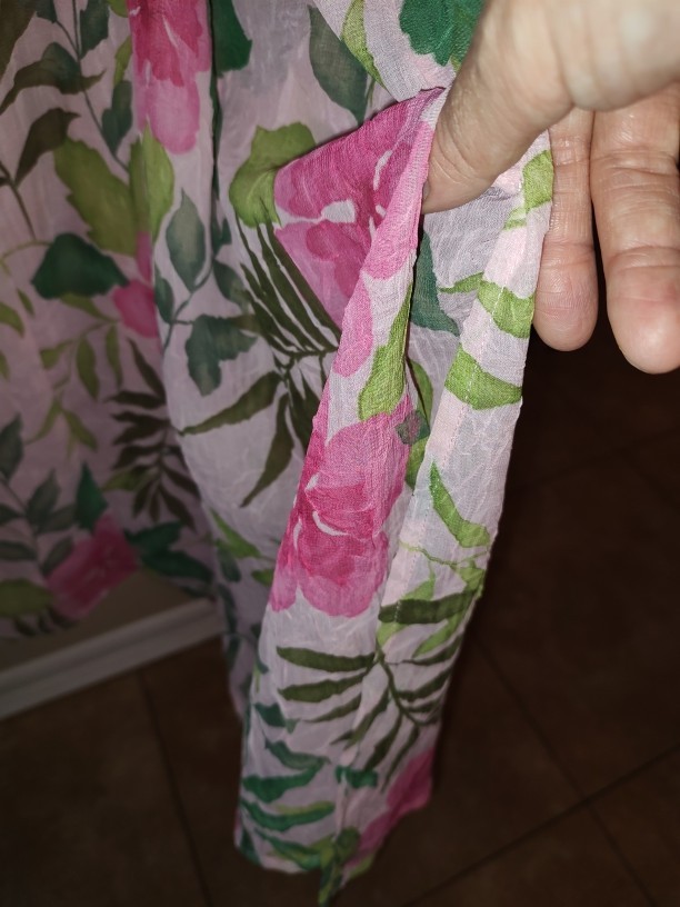 Set 2 pcs KSL Division Of Karin Stevens Pink Floral Dress with Jacket Size 24W