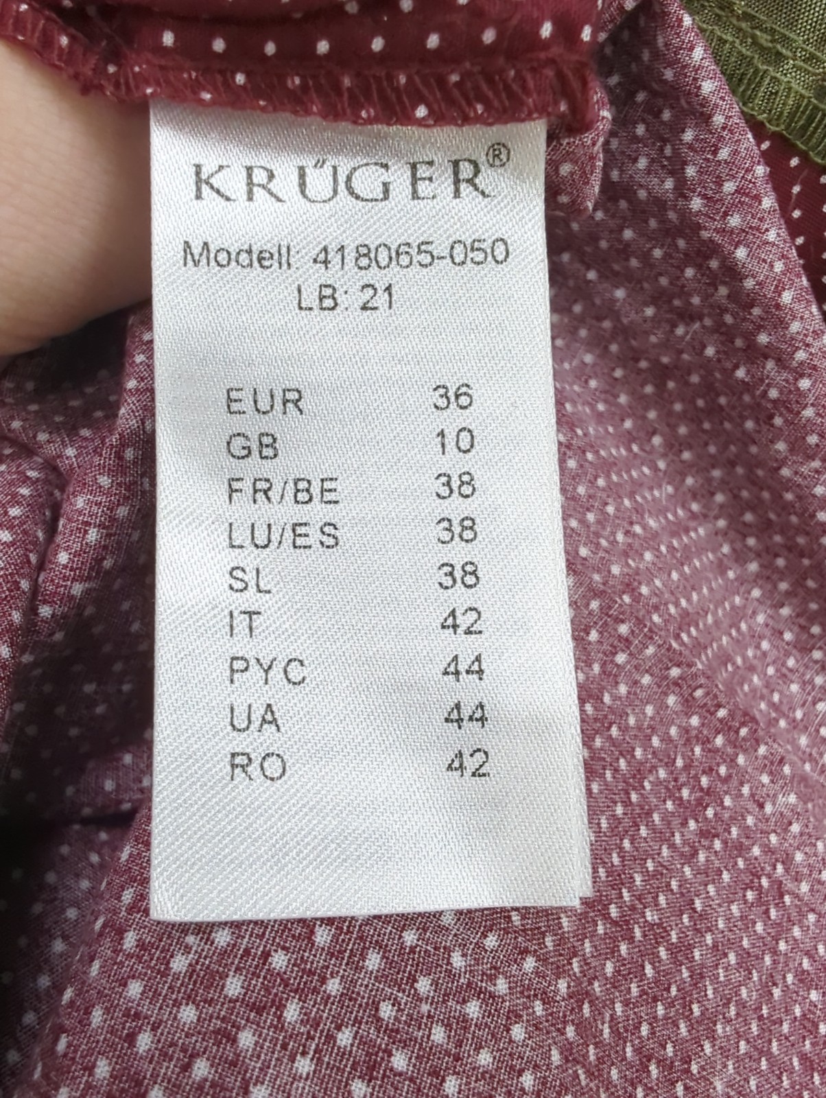 New Kruger Madl The Dirndl Doris Dress Women’s Size 36
