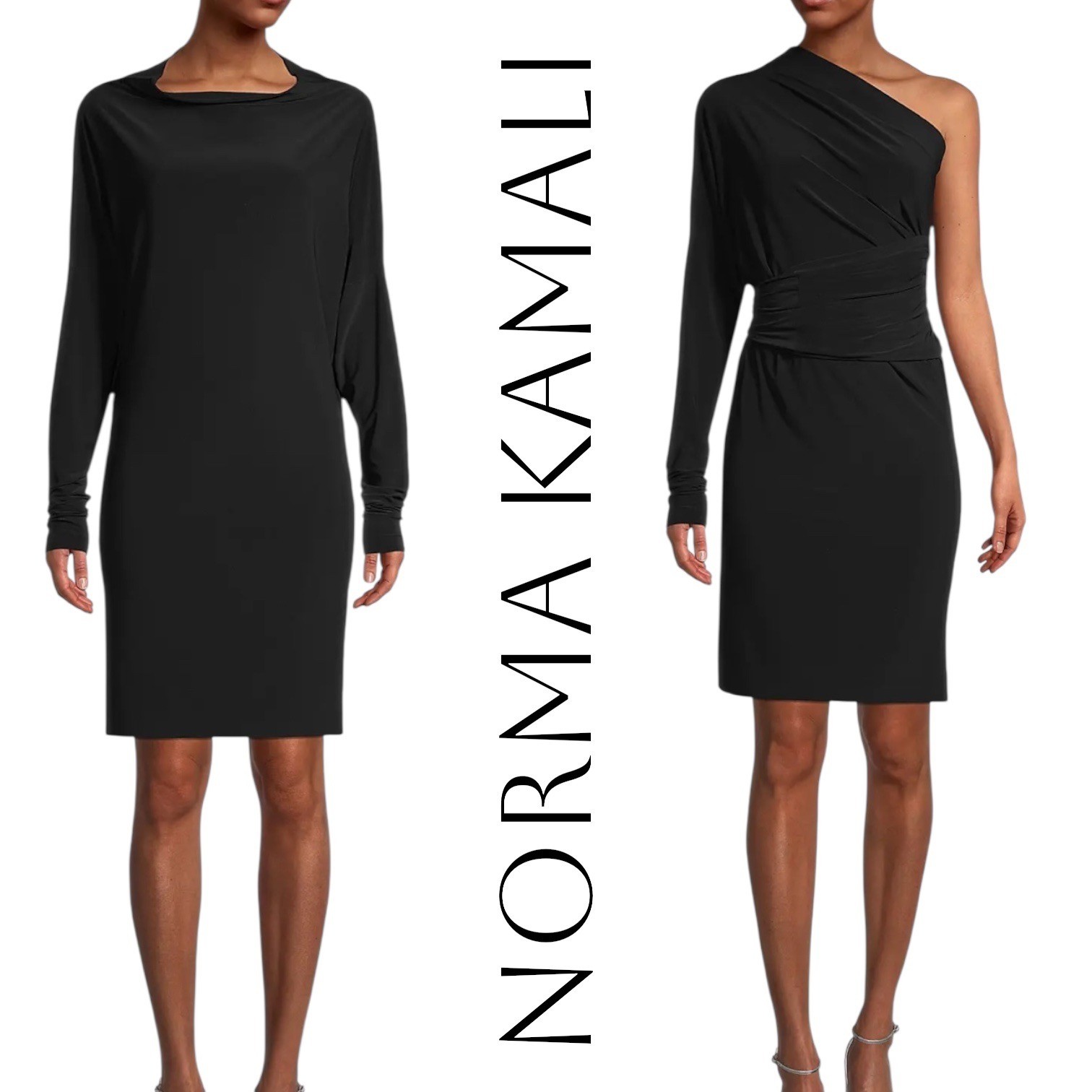Norma Kamali NWT All In One 6 Way Convertible Jersey Dress Womens M Dark Purple