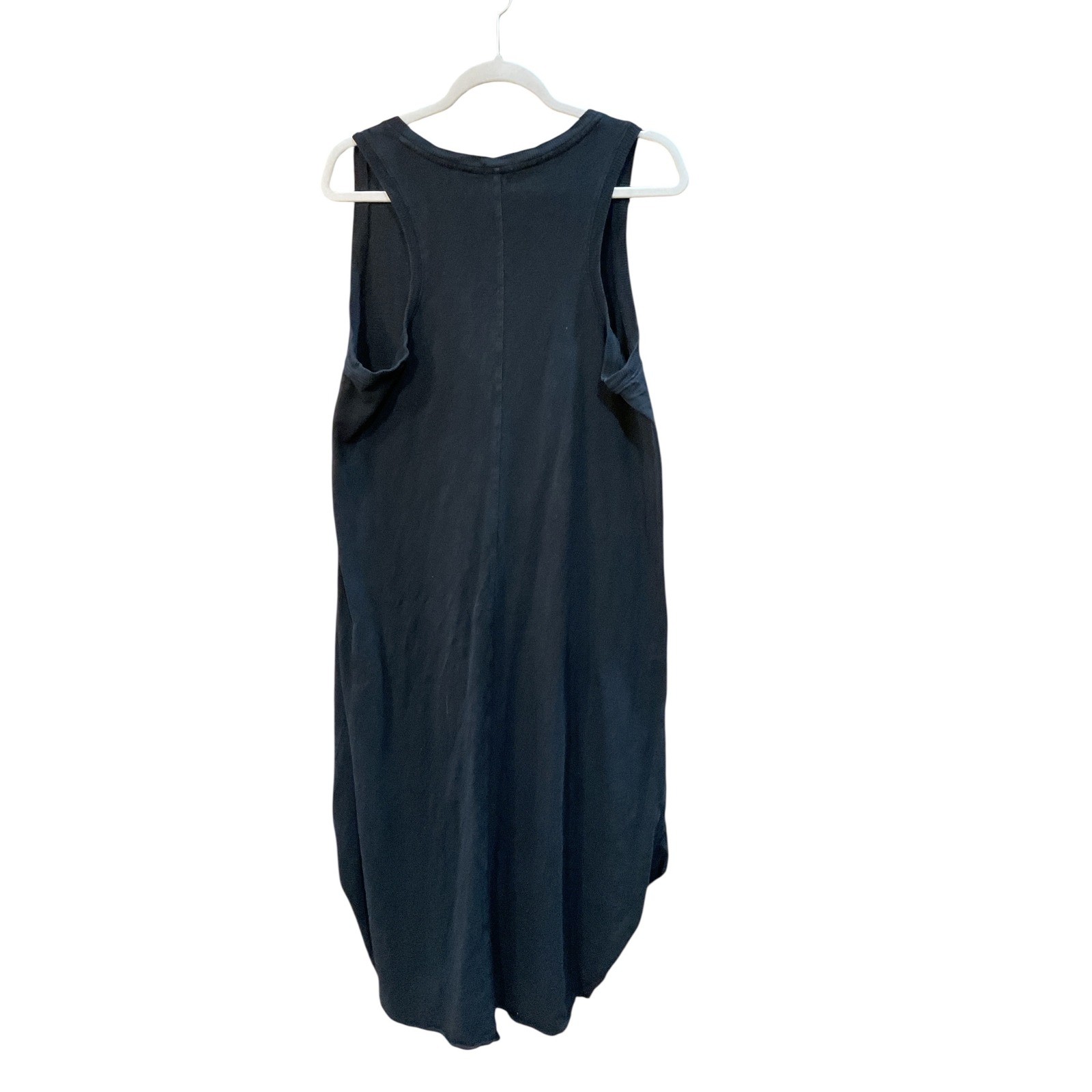 dylan V Neck Sleeveless Dress Womens Large Black Casual Comfy