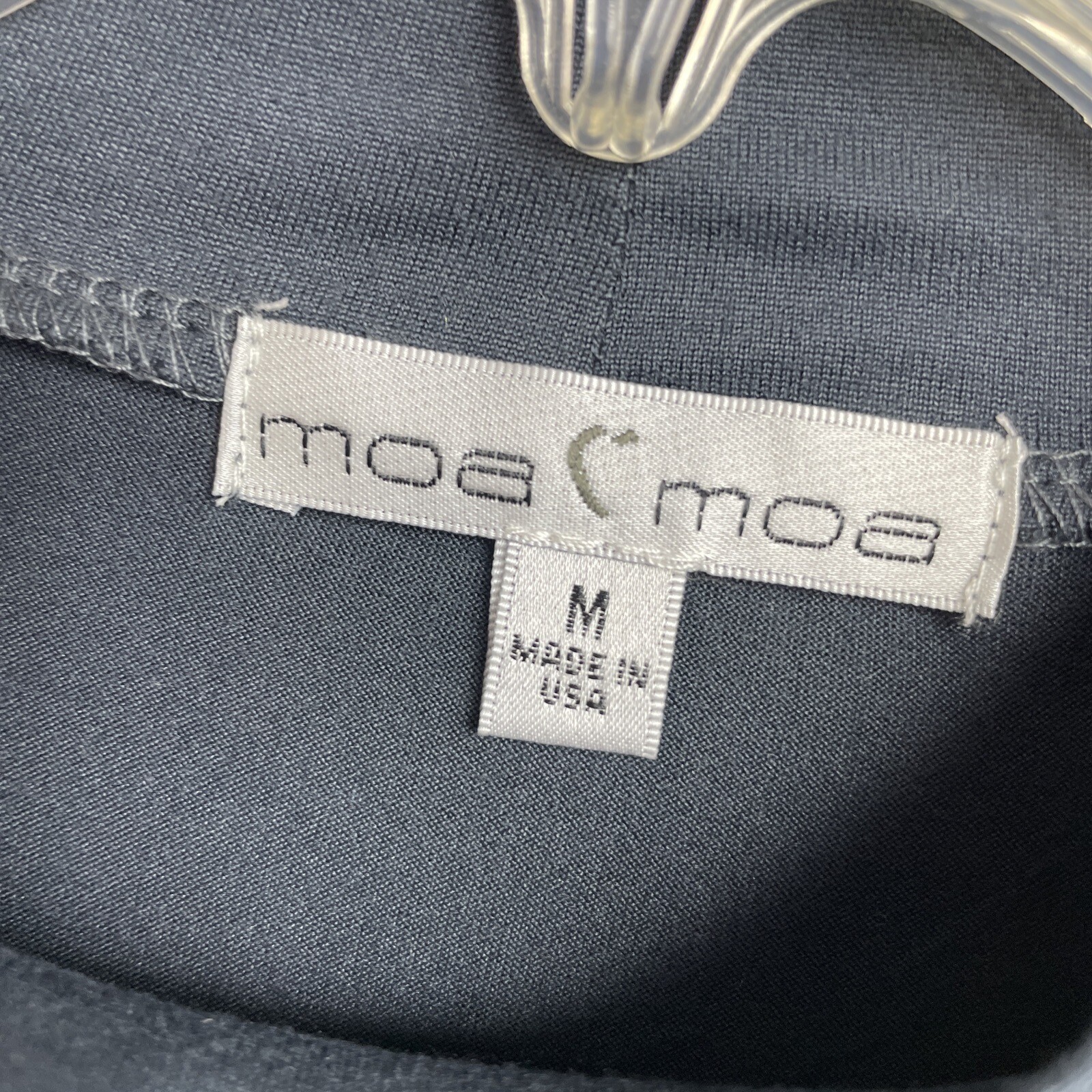 Moa Moa Dress Womens Medium Gray Side Ruching Bodycon Knit NEW