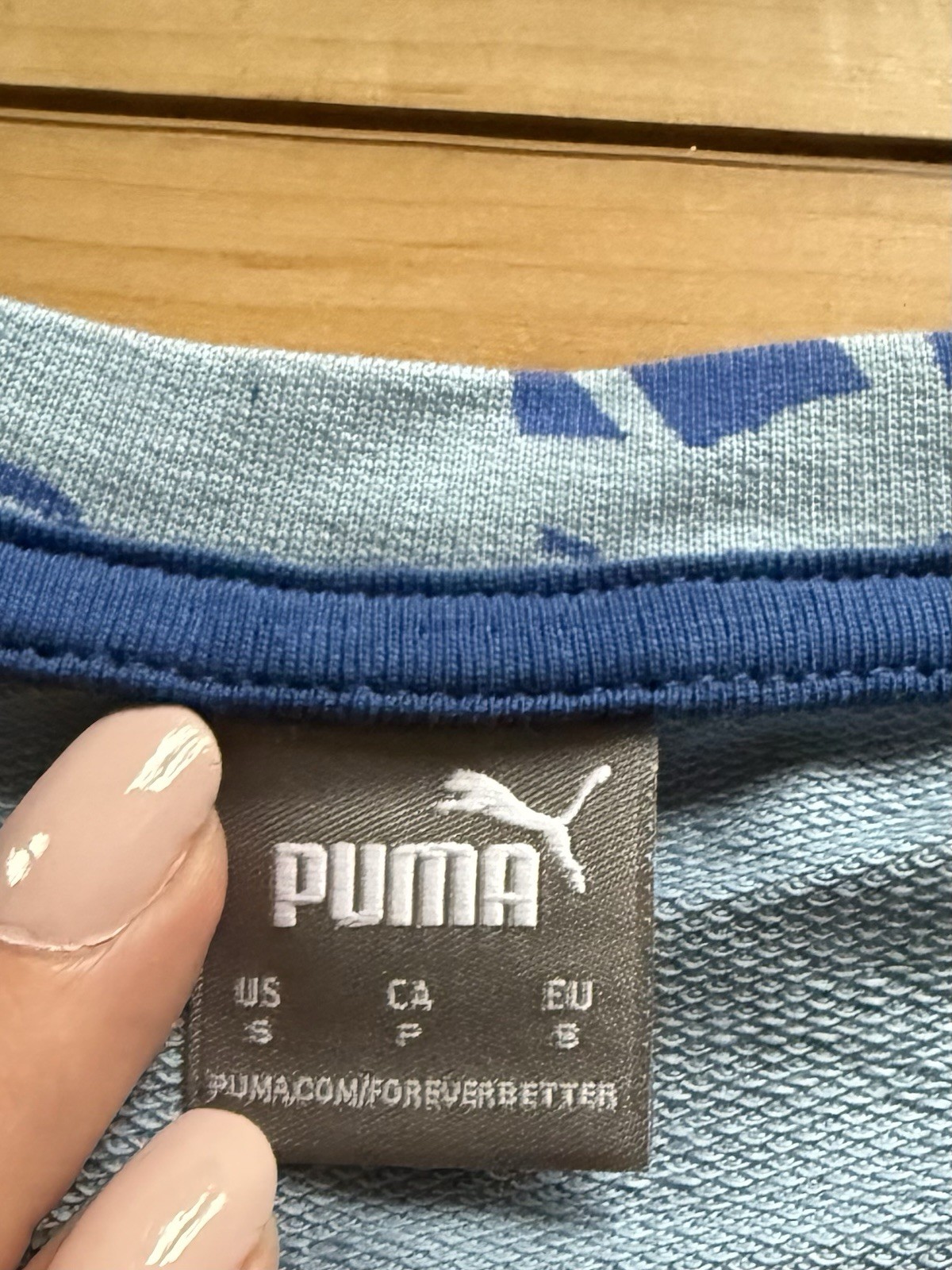 Puma Essentials Palm Resort Graphic Short Sleeve T- Shirt Dress Womens Blue Casu