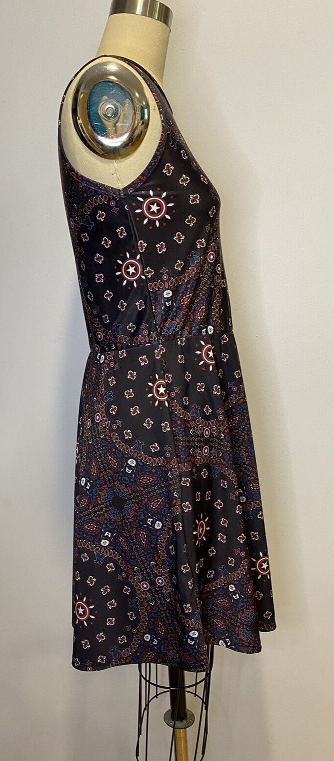 Mighty Fine Marvel Comics Captain America Bandana Dress M