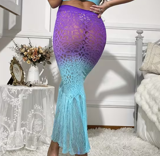 NEW 1-Size XS-M Elegant Sexy 2-Piece Bodycon Lingerie Semi Sheer Knit Maxi Dress