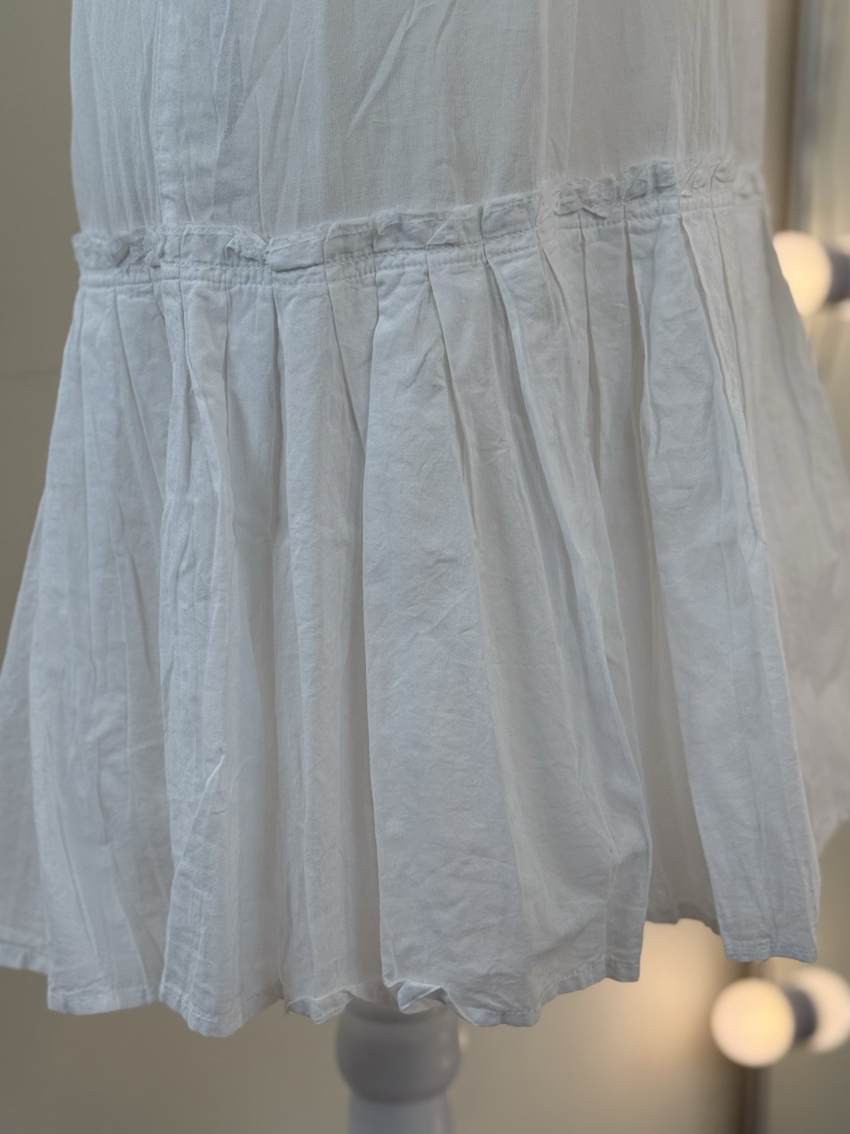 100% Cotton Slip Dress Adjustable Strap Midi Dress Minimalist Cotton Summer