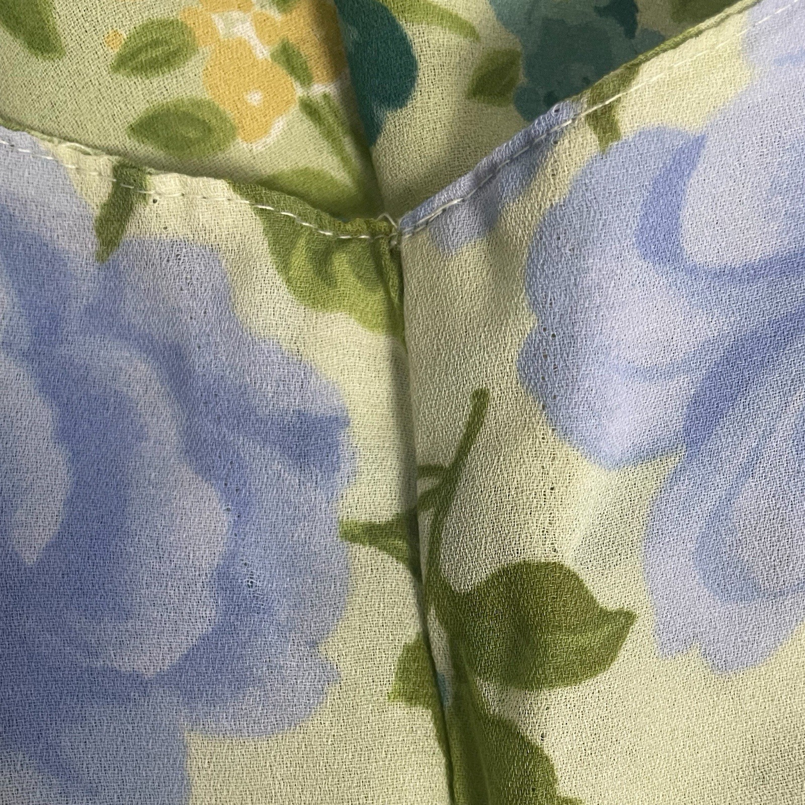 Vintage Y2K Studio Ease Sage green floral column sack midi dress tie back L/XL