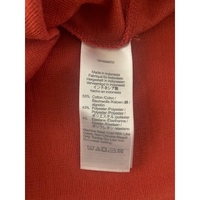 Madewell Womens Rust Orange Wrap Front Mini Dress Short Sleeve V-Neck Size M