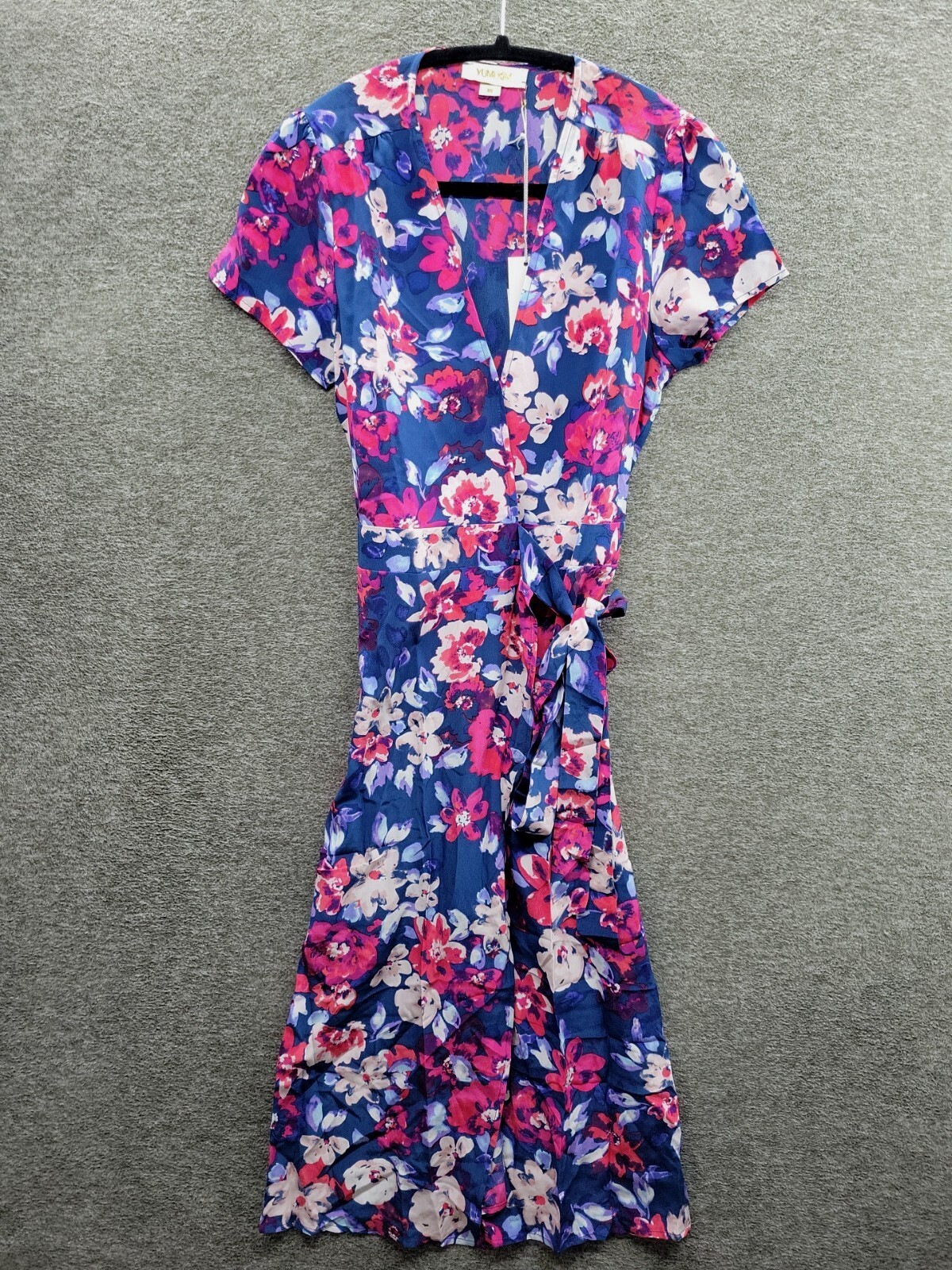 Yumi Kim Women’s XS Caught in the MIDI Wrap Dress Garden Paradise NWT