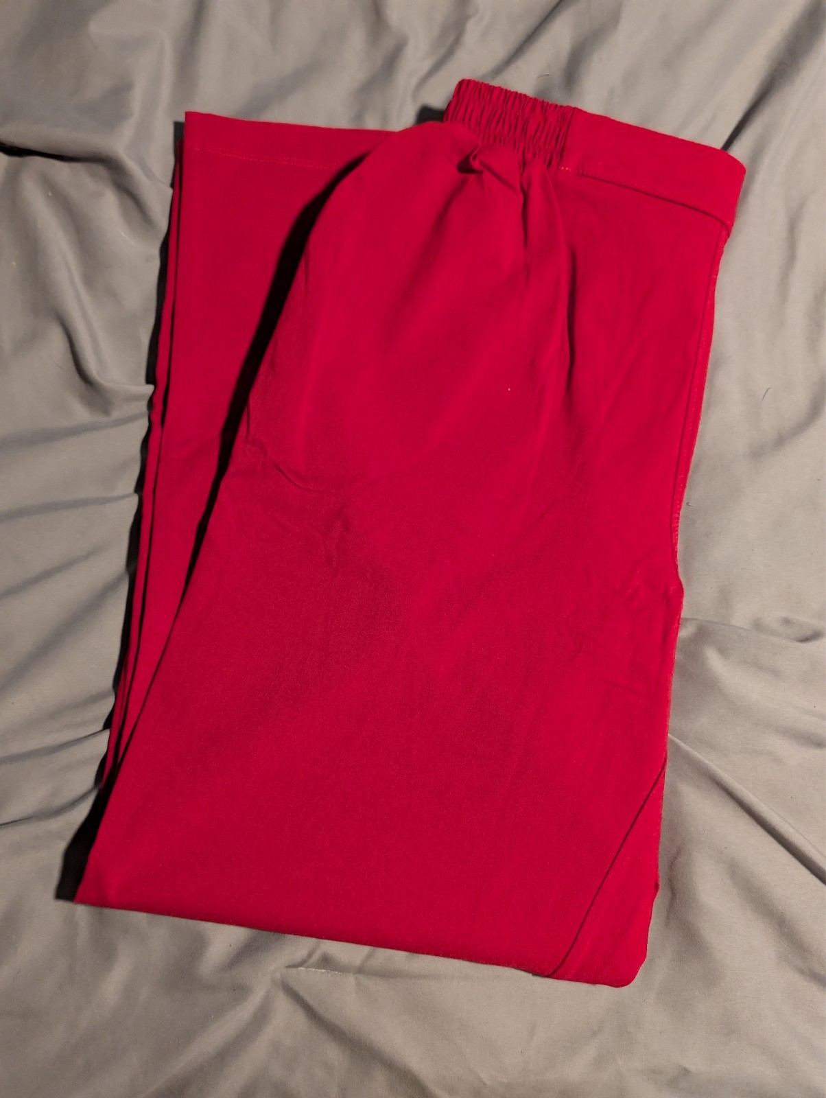 LulaRoe 2 PAIR, NWT, Large Red Lena Pant, NWOT, XL Yellow Lena Pant