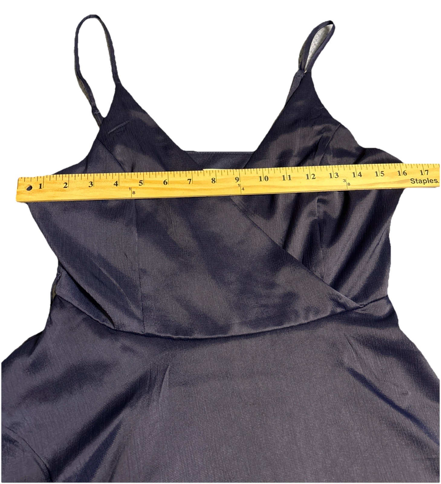 Altar’d State Romper Navy Mini Crossover Front Tiered Bottom NWT Size Small